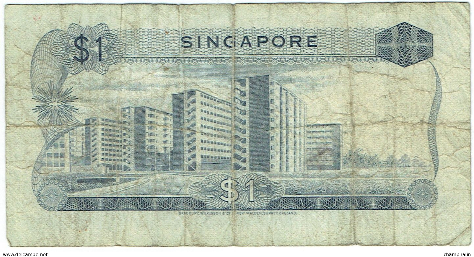 Singapour - Billet De 1 Dollar - Non Daté (1967) - P1a - Singapore