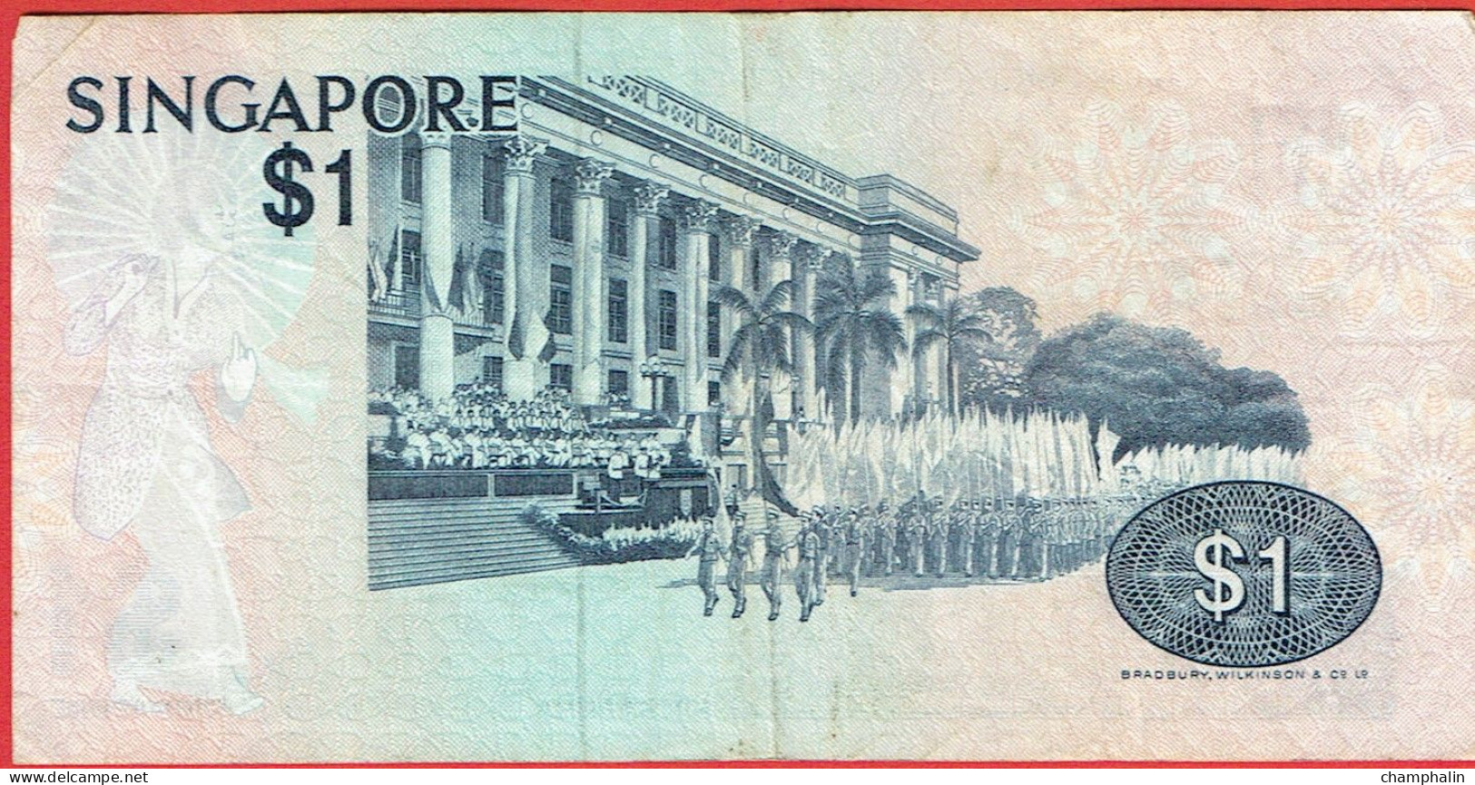 Singapour - Billet De 1 Dollar - Non Daté (1976) - P9 - Singapur