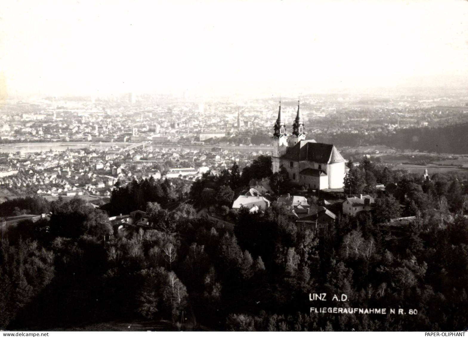 A 4000 LINZ - PÖSTLINGBERG, Fliegeraufnahme - Linz Pöstlingberg