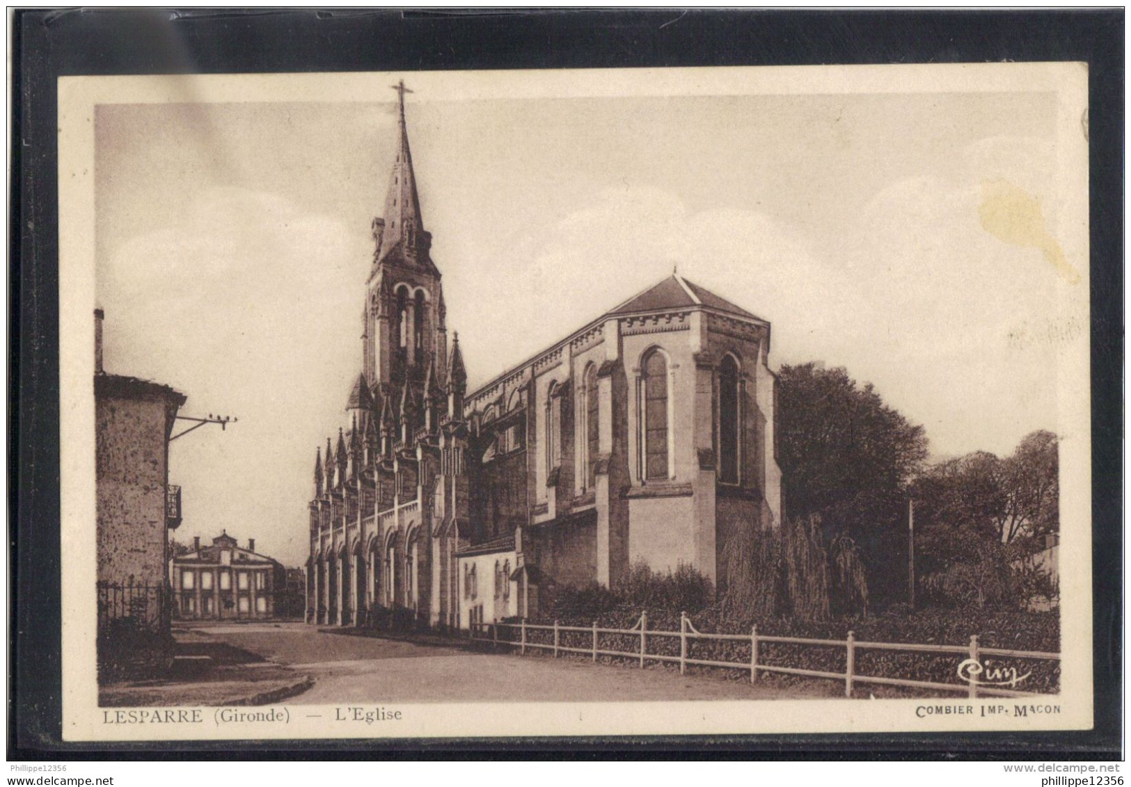 33219 . LESPARRE . L EGLISE  . 1939 - Lesparre Medoc