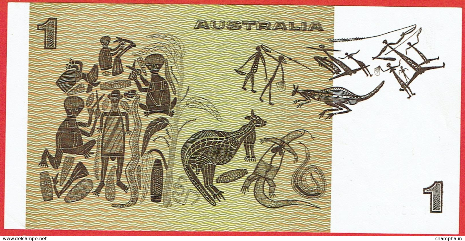 Australie - Billet De 1 Dollar - Elizabeth II - P42c - 1974-94 Australia Reserve Bank (papier)