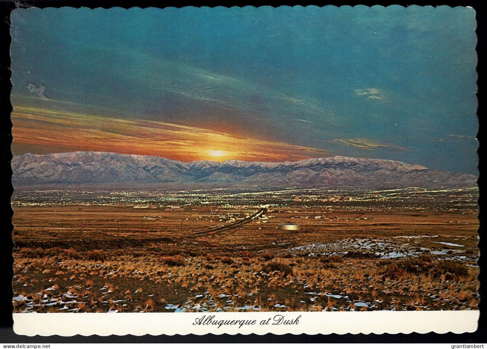 Albuquerque, New Mexico At Dusk - Used - Albuquerque