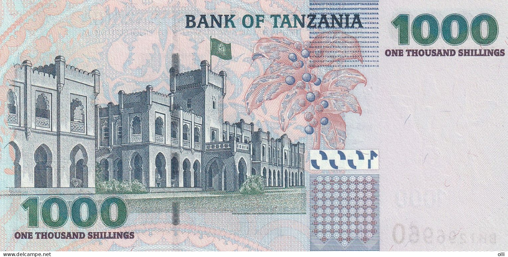 Tanzania 1000 Shillings. ND (2006)  P-36  Unc. - Tanzania