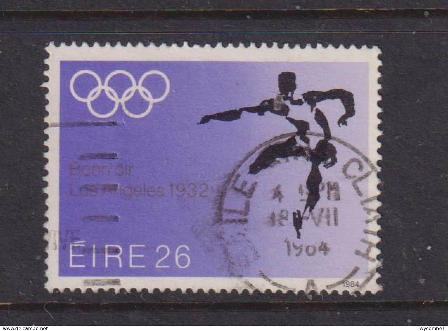 IRELAND - 1984  Olympics  26p  Used As Scan - Used Stamps