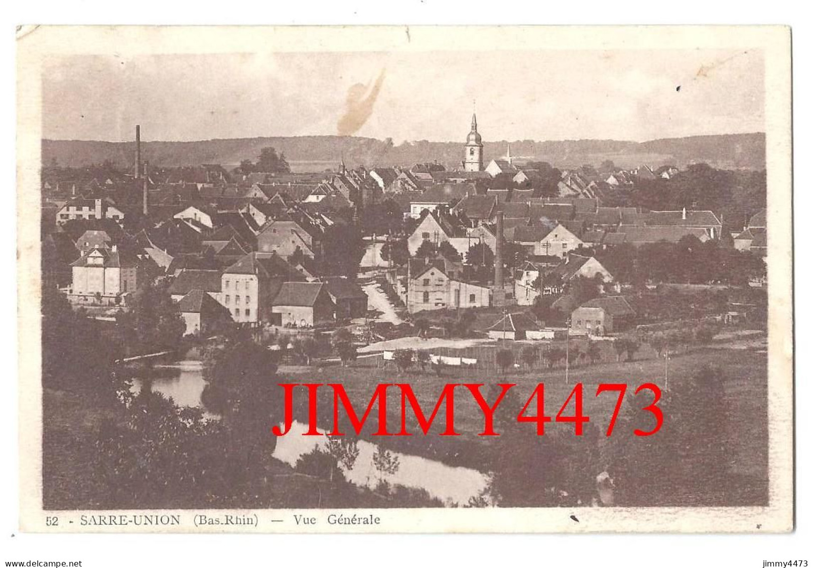 CPA - SARRE-UNION (Bas-Rhin) - Vue Générale En 1940 - N° 52 - Photo Kraemer à Sarre-Union - - Sarre-Union