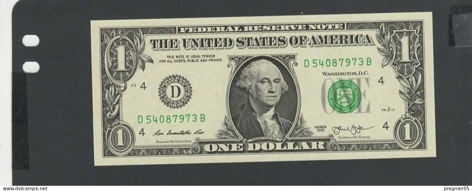 USA - Billet 1 Dollar 2013 NEUF/UNC P.537 § D - Federal Reserve (1928-...)