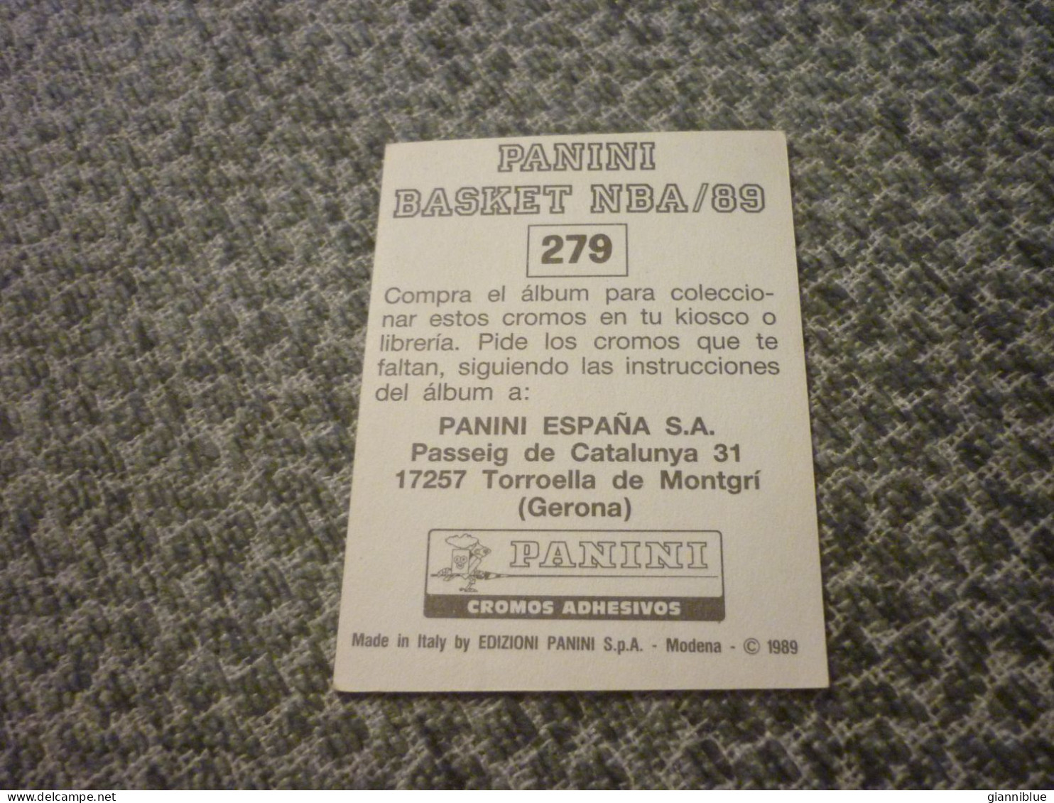 Clyde Drexler Portland Trail Blazers NBA '89 Panini VHTF Spanish Edition Basketball Sticker #279 - 1980-1989