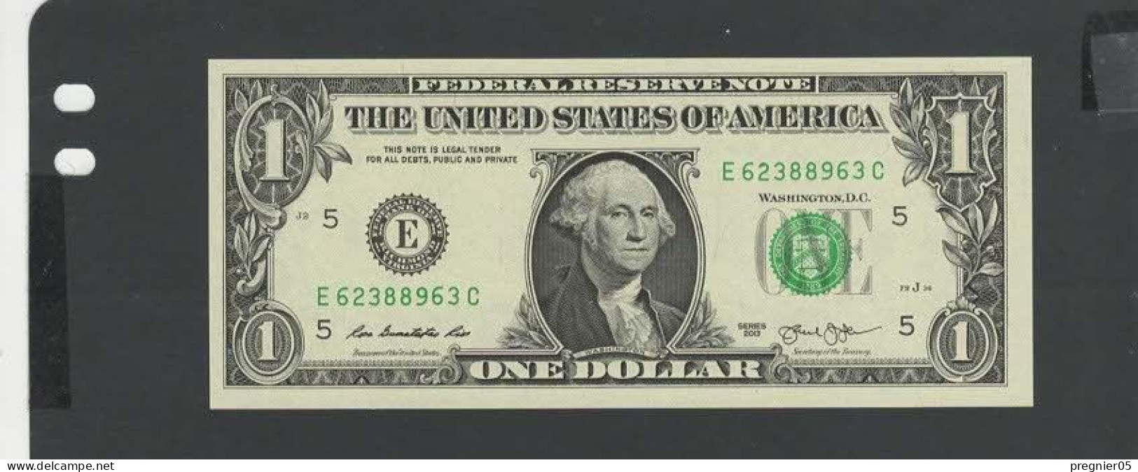 USA - Billet 1 Dollar 2013 NEUF/UNC P.537 § E - Billets De La Federal Reserve (1928-...)