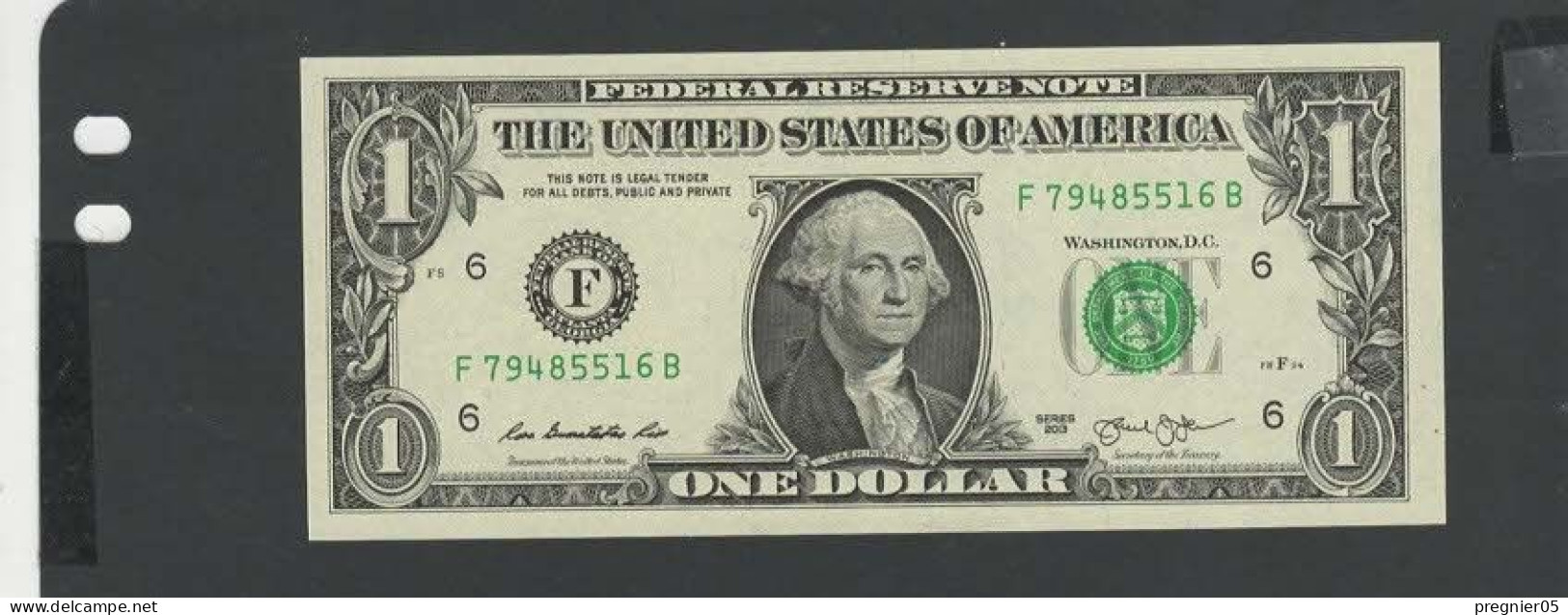 USA - Billet 1 Dollar 2013 NEUF/UNC P.537 § F - Billets De La Federal Reserve (1928-...)
