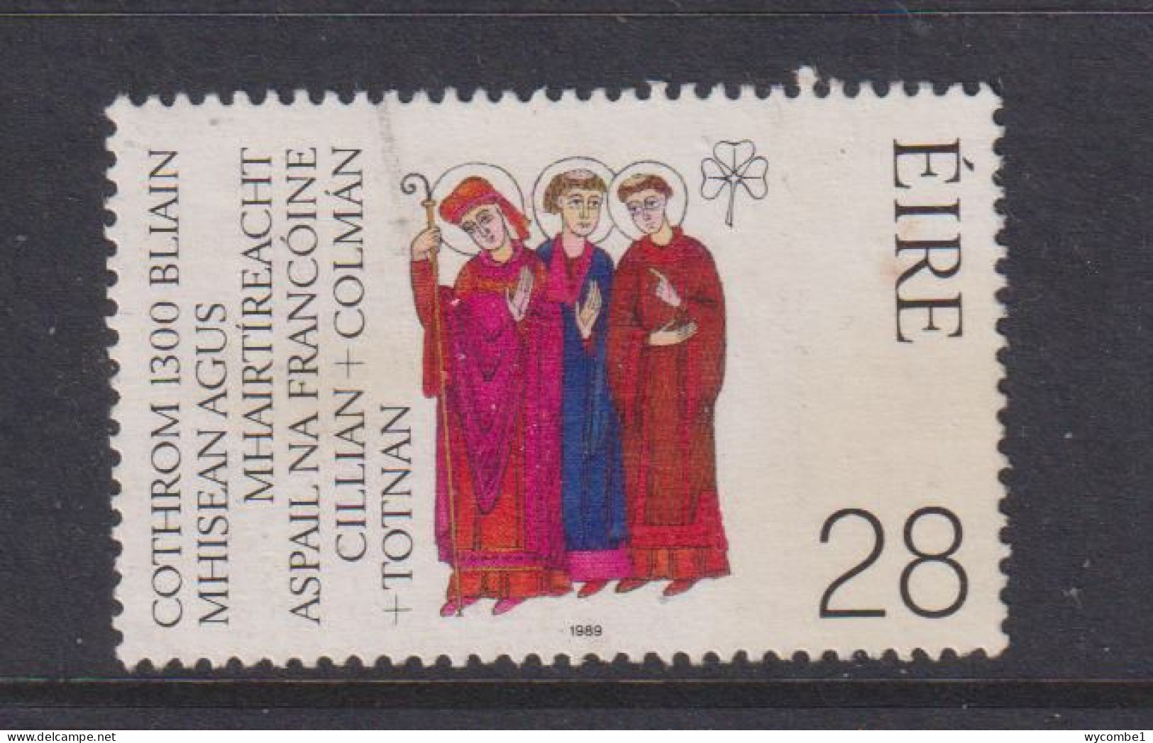 IRELAND - 1989  Saints  28p Used As Scan - Used Stamps