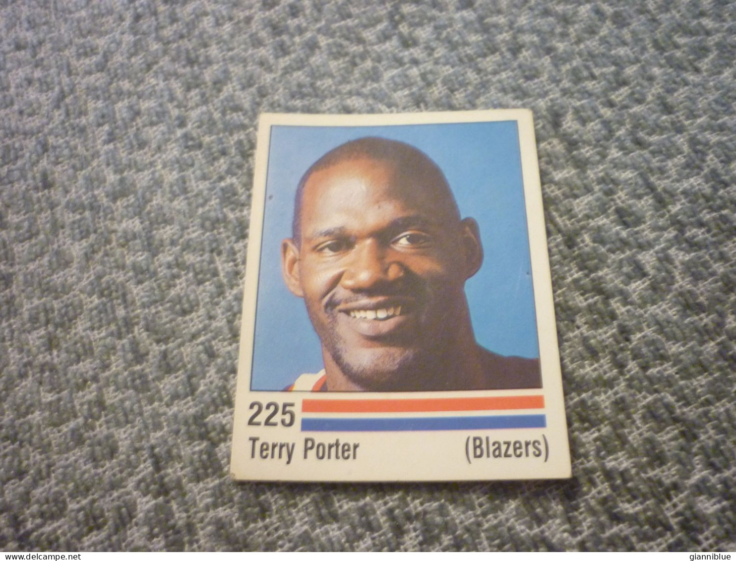 Terry Porter Portland Trail Blazers NBA '89 Panini VHTF Spanish Edition Basketball Sticker #225 - 1980-1989