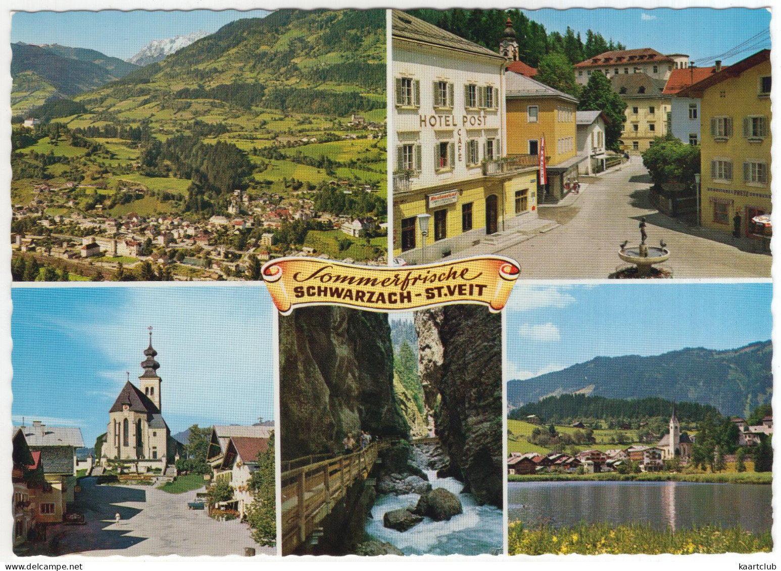 Sommerfrische Schwarzach-St. Veit - Ort Geg. Hochkönig, St. Veit Liechtensteinklamm Goldegg - (Österreich/Austria) - St. Veit An Der Glan