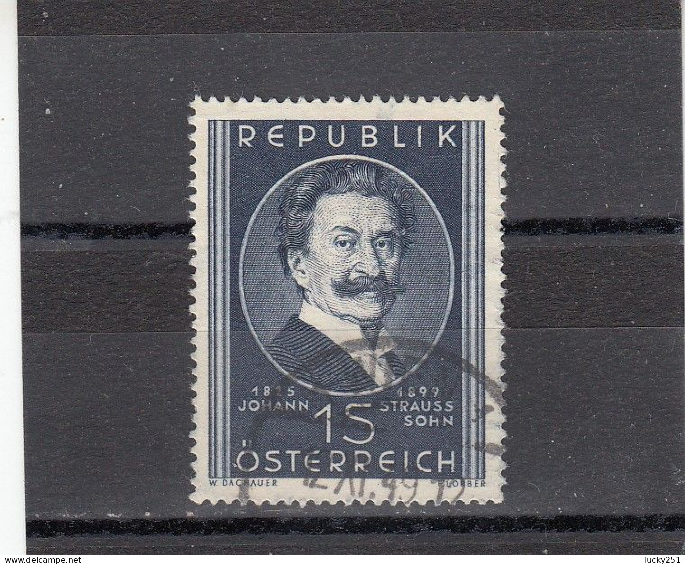 Autriche - Année 1948 - Obl. - N°YT 769 - Johann Strauss, Fils - Used Stamps