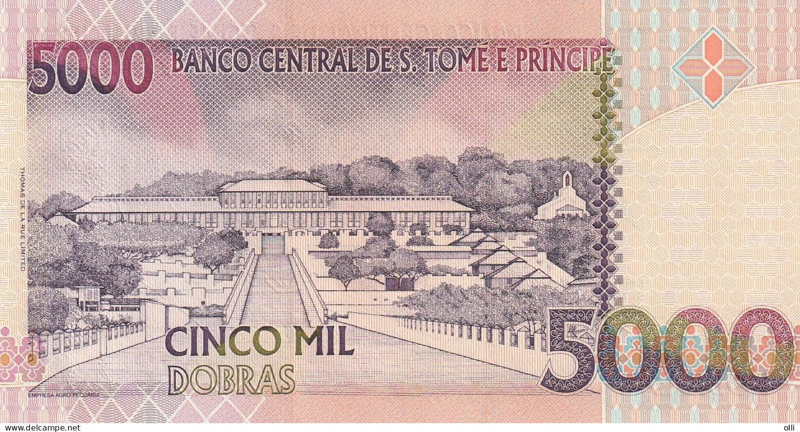 Saint Thomas And Prince 5000 Dobras 1996 P-65a - Sao Tome And Principe