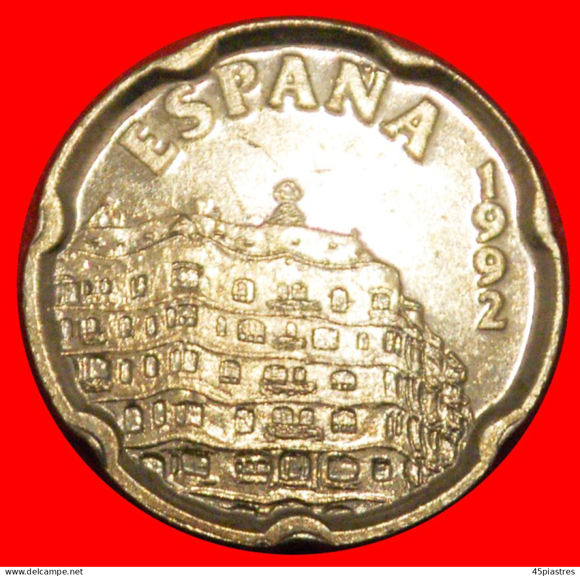 * GAUDI (1852-1926): SPAIN  50 PESETAS 1992 LA PEDRERA MINT LUSTRE! JUAN CARLOS I (1975-2014) · LOW START · NO RESERVE! - 50 Pesetas