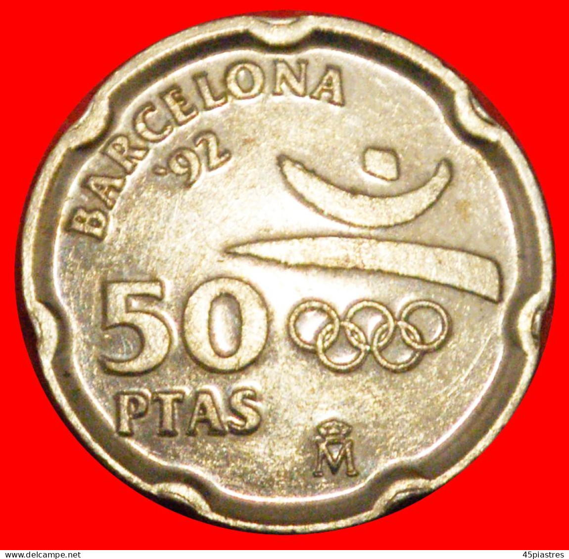 * GAUDI (1852-1926): SPAIN  50 PESETAS 1992 LA PEDRERA MINT LUSTRE! JUAN CARLOS I (1975-2014) · LOW START · NO RESERVE! - 50 Peseta