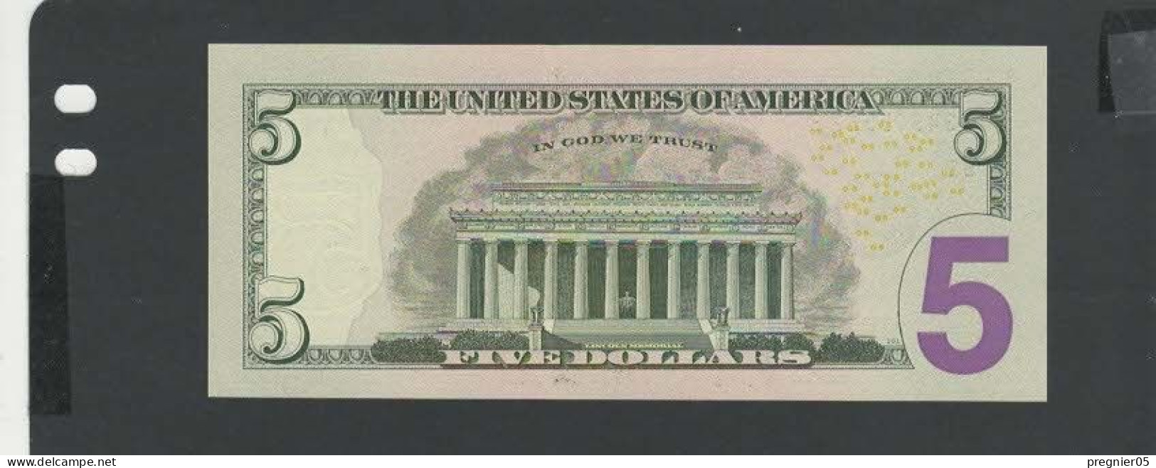USA - Billet 5 Dollar 2013 NEUF/UNC P.539 § MB - Federal Reserve (1928-...)