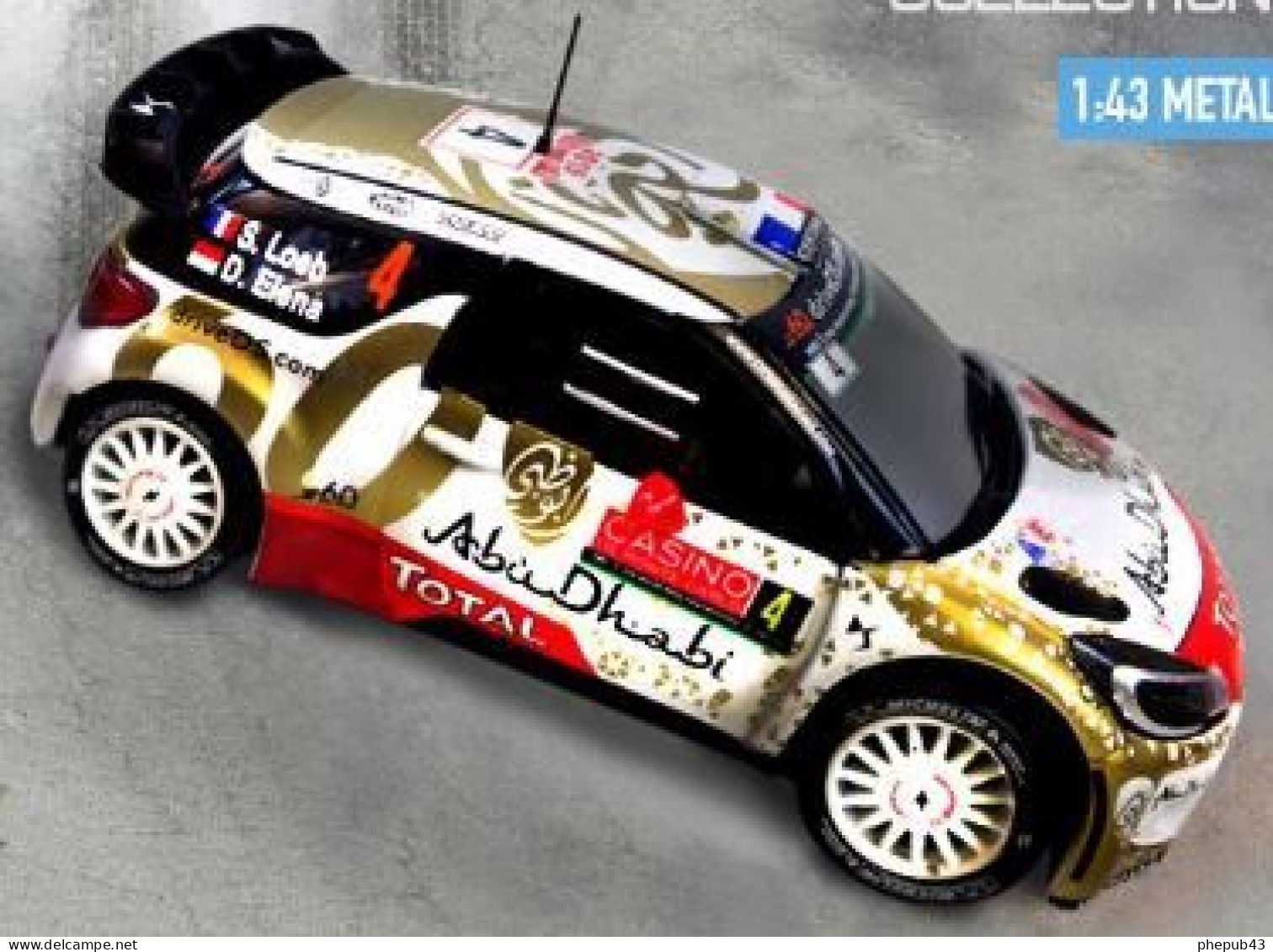 Citroën DS3 WRC - Citroën Total Abu Dhabi - 8th Rallye Monte-Carlo 2015 #4 - Sébastien Loeb/Daniel Elena - Spark - Spark