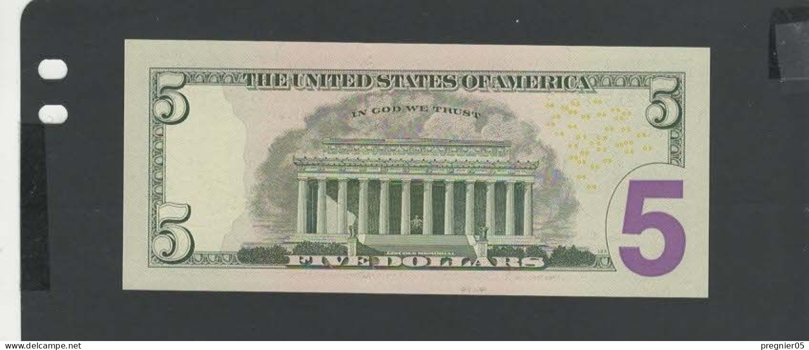 USA - Billet 5 Dollar 2013 NEUF/UNC P.539 § MF 655 - Billetes De La Reserva Federal (1928-...)