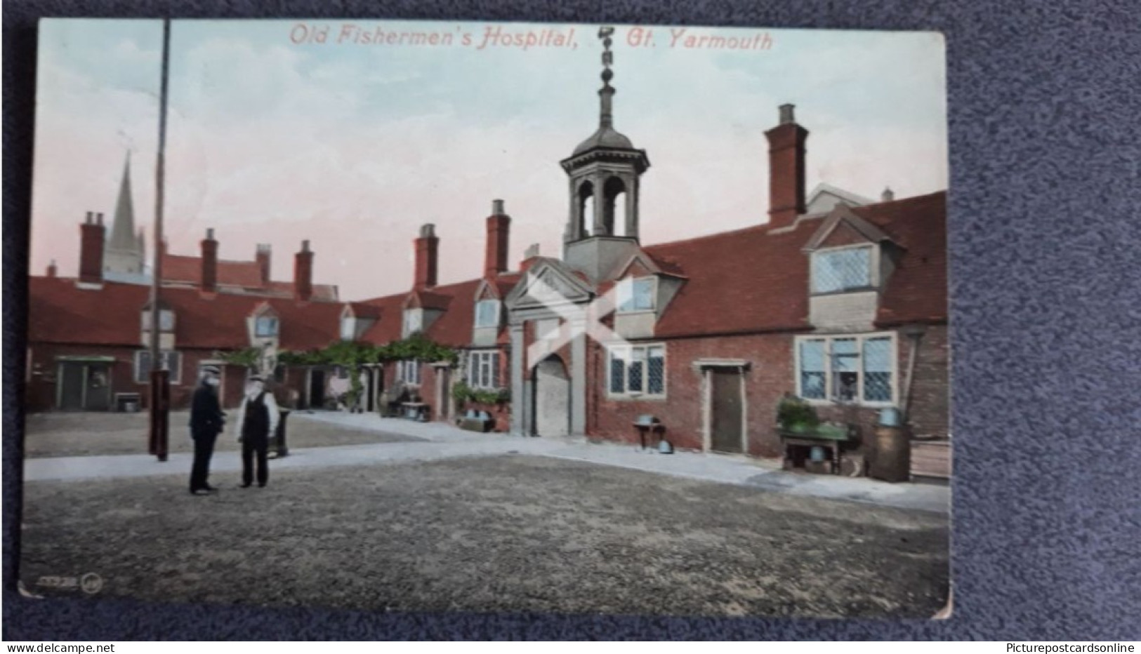 OLD FISHERMANS HOSPITAL GREAT YARMOUTH OLD COLOUR POSTCARD NORFOLK - Great Yarmouth
