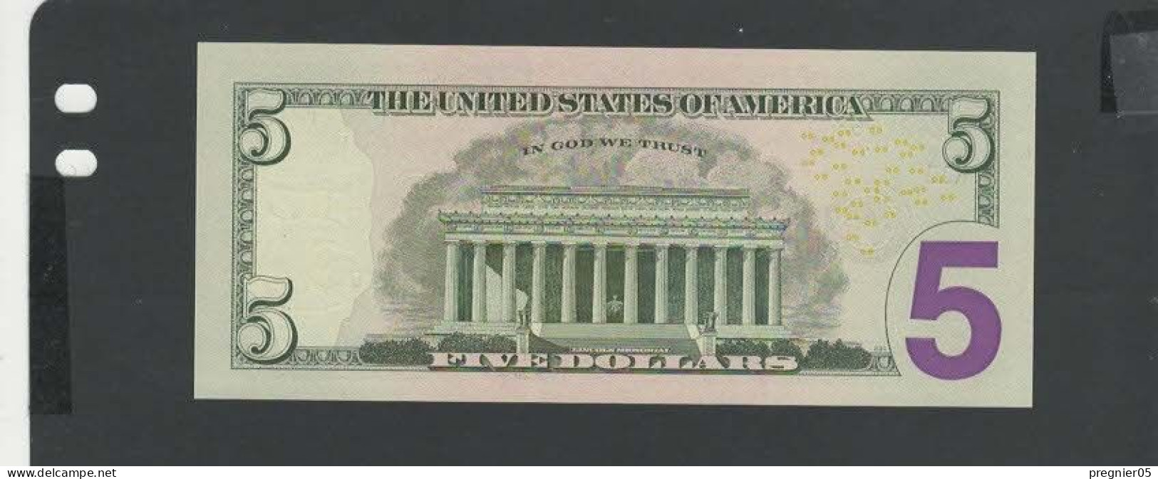 USA - Billet 5 Dollar 2013 NEUF/UNC P.539 § MK - Billets De La Federal Reserve (1928-...)