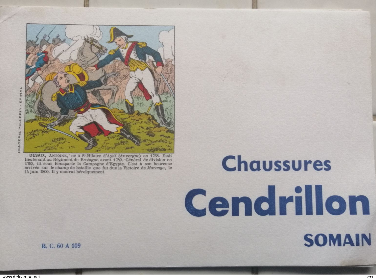 6 Buvards Chaussures Cendrillon à Somain 59 - L'Empire Napoléon - Chaussures