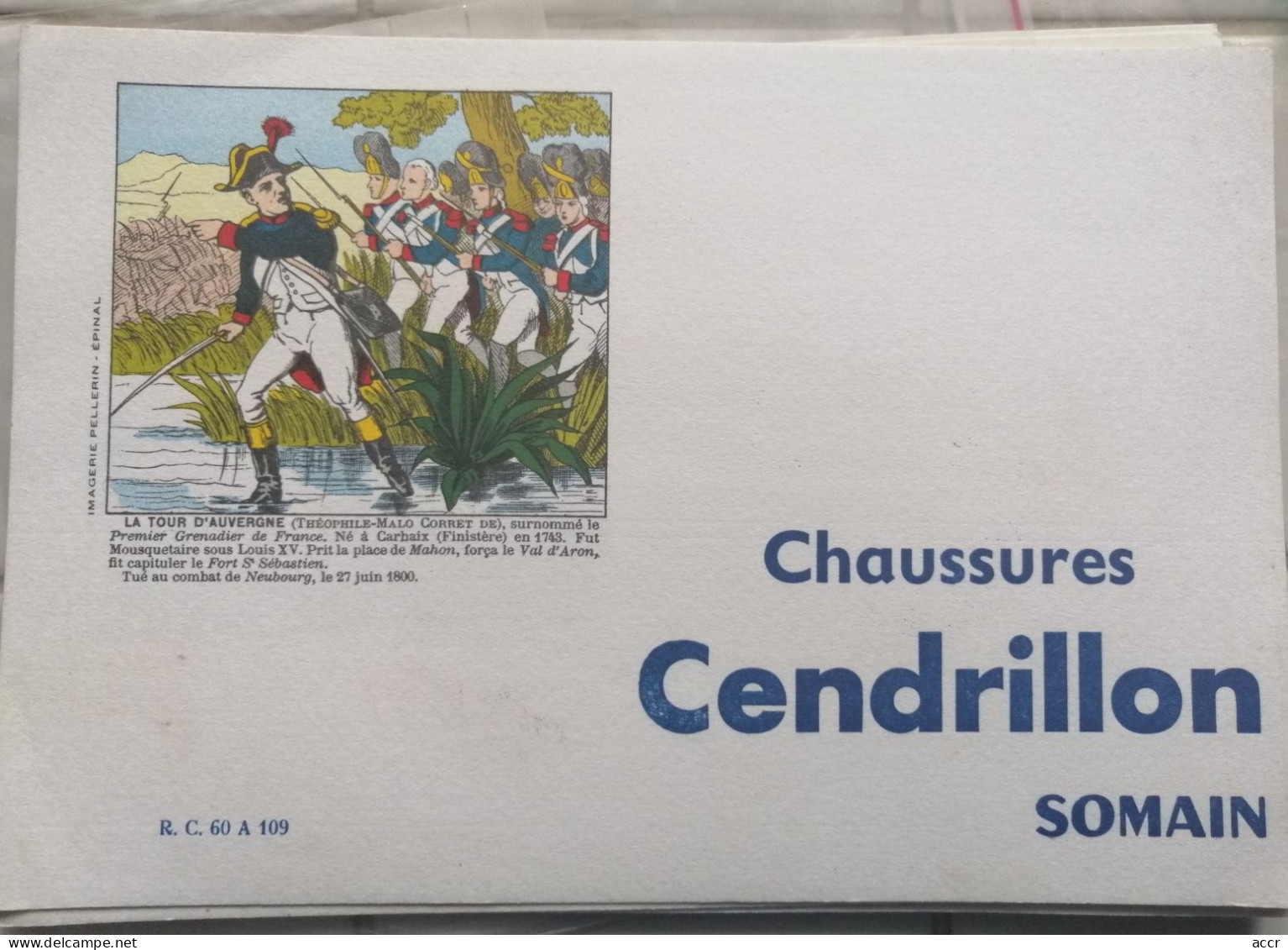 6 Buvards Chaussures Cendrillon à Somain 59 - L'Empire Napoléon - Schuhe