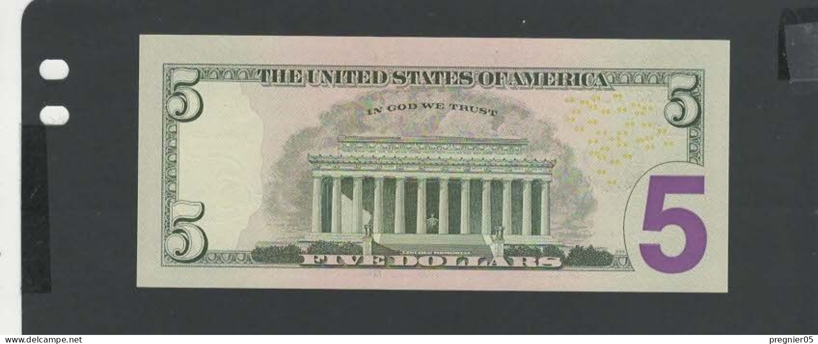 USA - Billet 5 Dollar 2013 NEUF/UNC P.539 § ML 163 - Biljetten Van De  Federal Reserve (1928-...)