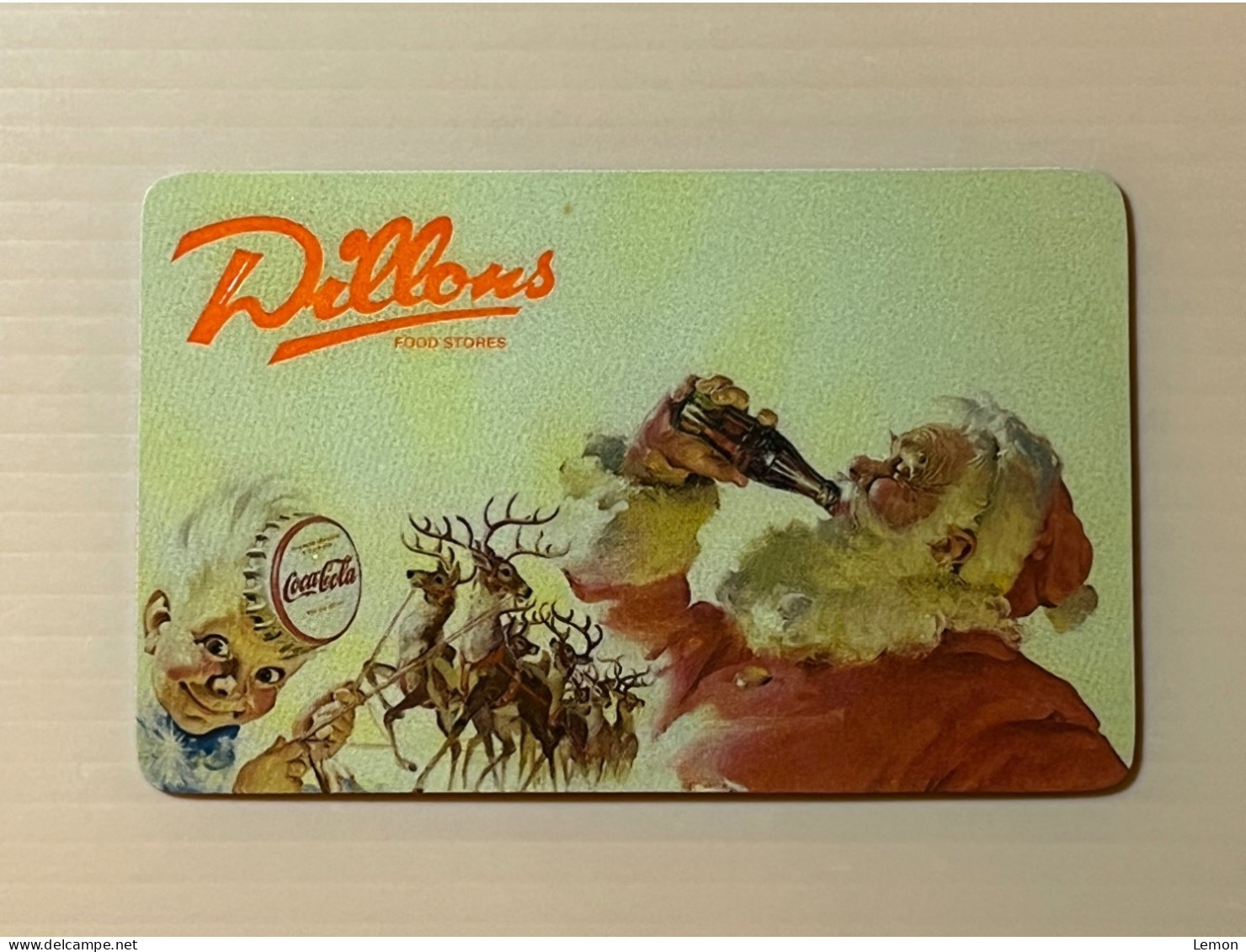 Mint USA UNITED STATES America Prepaid Telecard Phonecard,Dillon’s Sprite Reindeer Sunblom Coca Cola Sample Set Of 1Mint - Collections