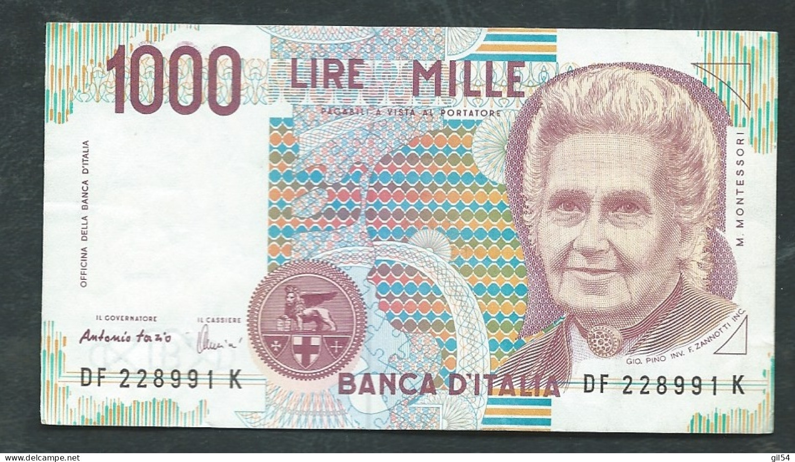 ITALIE BILLET DE  1000 LIRE 1990  //DF228991K  Laura 12915 - 1.000 Lire