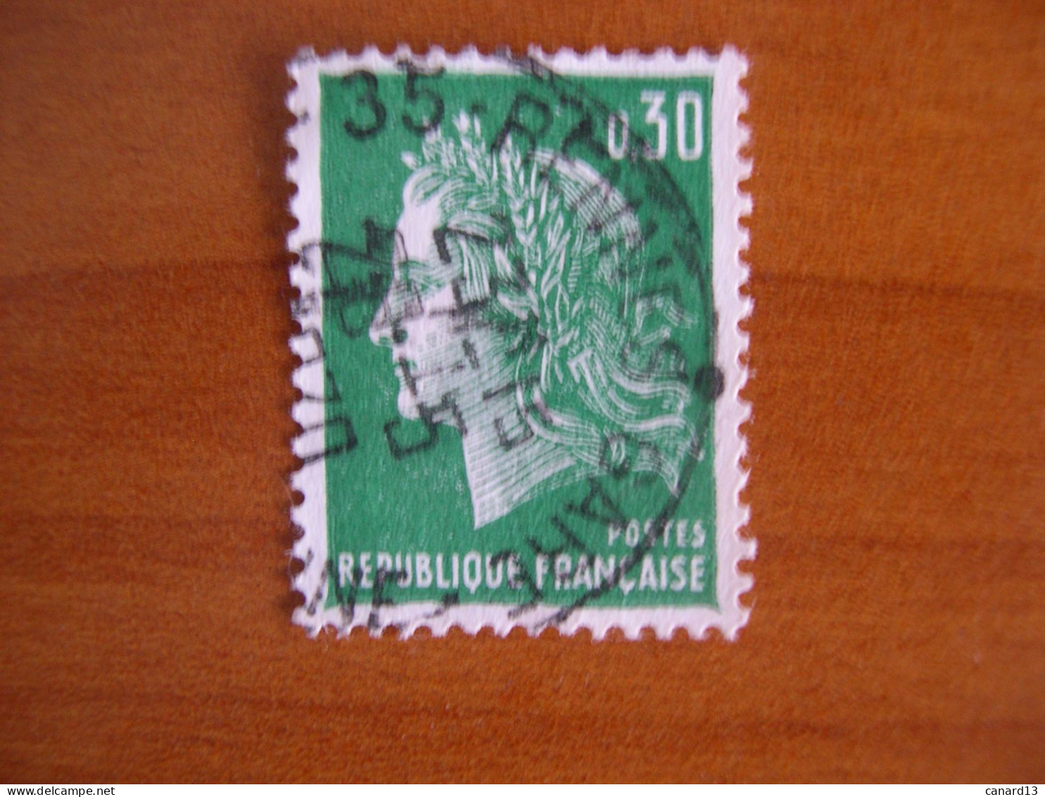 France Obl   N° 1536A Cad - 1967-1970 Marianne Of Cheffer