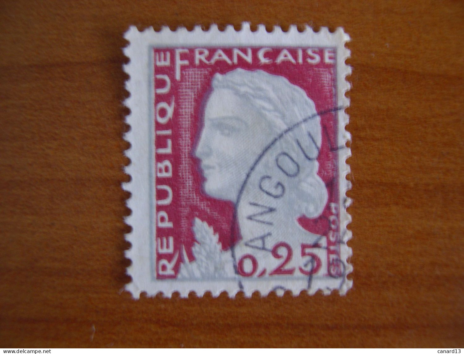 France Obl   N° 1263 Cad - 1960 Marianne (Decaris)