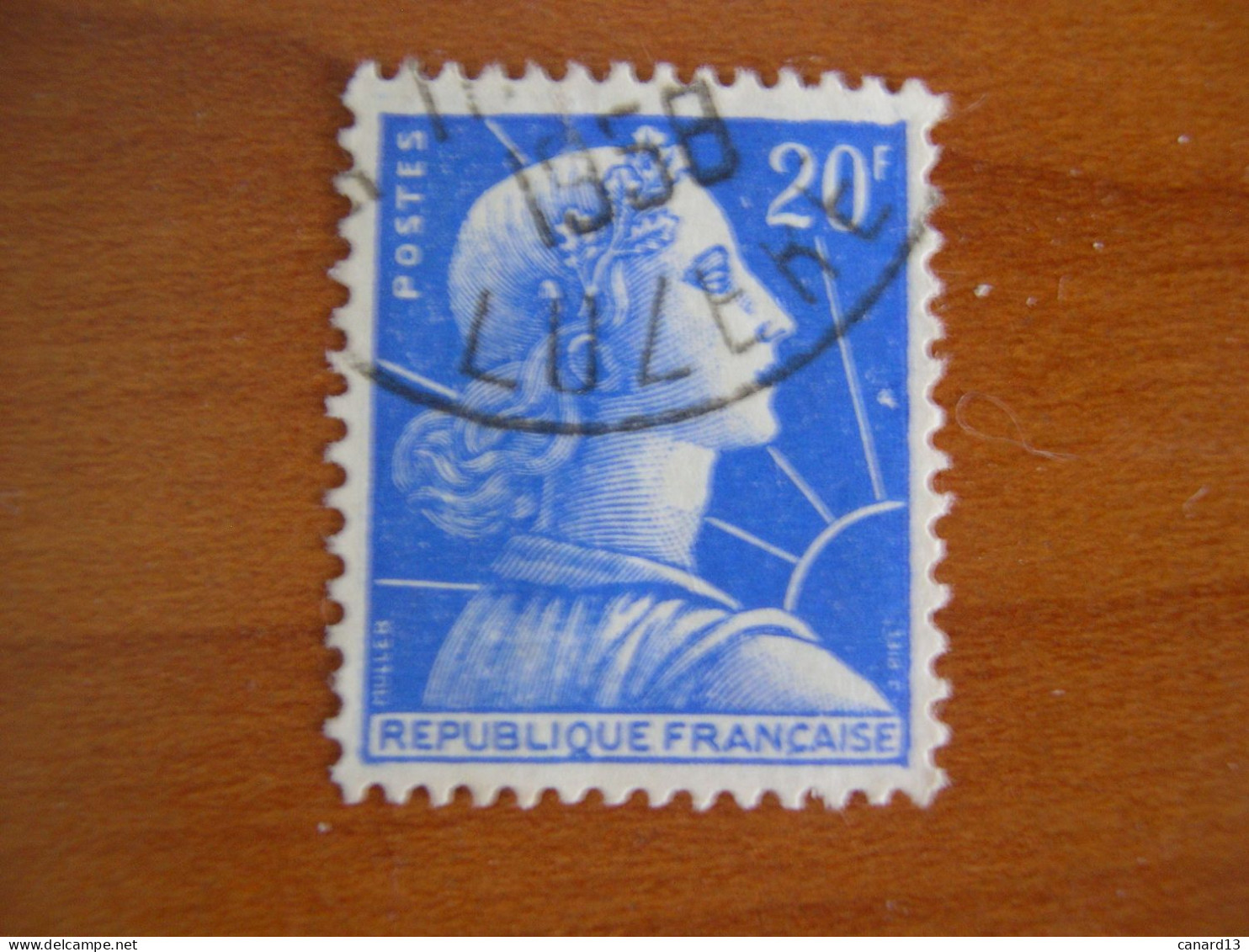 France Obl   N° 1011B - 1955-1961 Marianne Van Muller