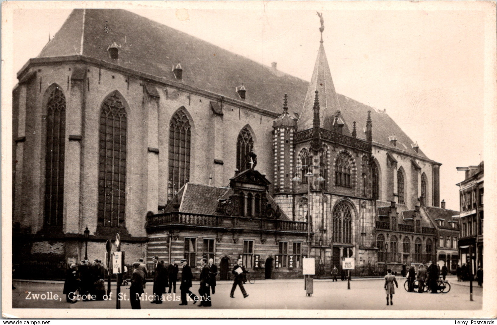 #3708 - Zwolle, Grote Of St. Michaëls Kerk 1951 (OV) - Zwolle