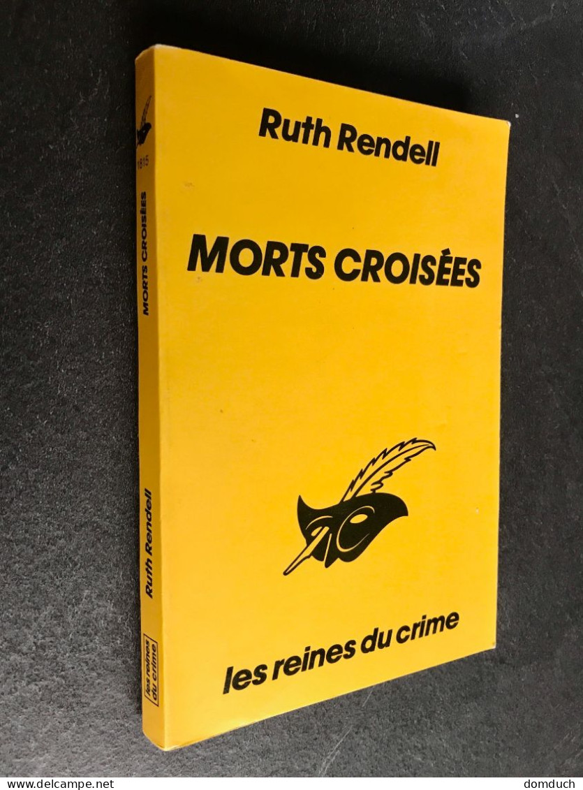 Collection LE MASQUE N° 1815  MORTS CROISES  Ruth RENDELL  Librairie Des Champs Elysées - 1986 - Le Masque