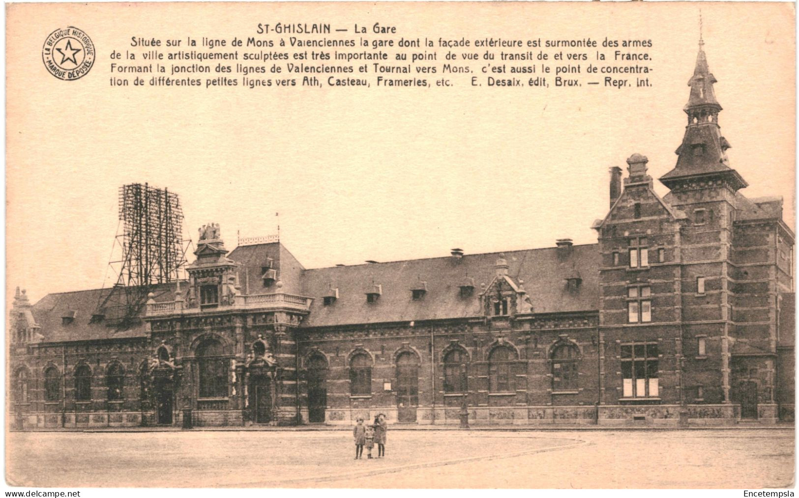 CPA Carte Postale   Belgique Saint-Ghislain La Gare  VM73213ok - Saint-Ghislain