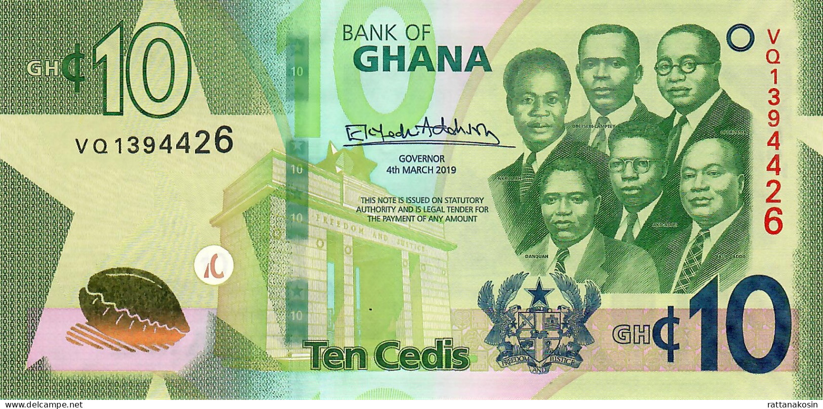 GHANA NLP = P47 ? 10 CEDIS 4.3.2022 #VQ     UNC. - Ghana