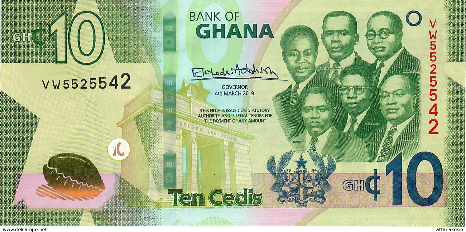 GHANA NLP = P47 ? 10 CEDIS 4.3.2022 #VW     UNC. - Ghana