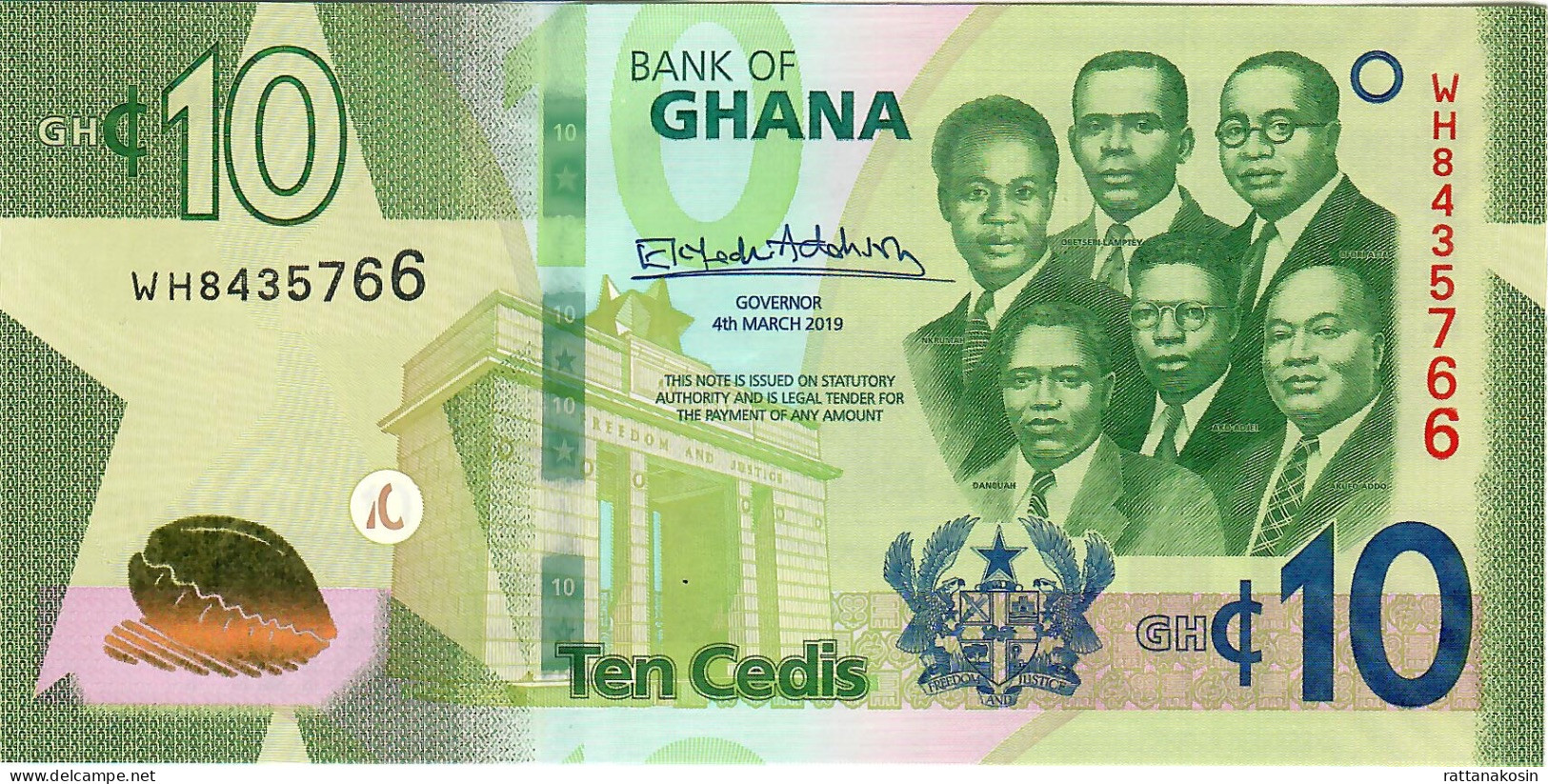 GHANA NLP = P47 ? 10 CEDIS 4.3.2022 #WH     UNC. - Ghana