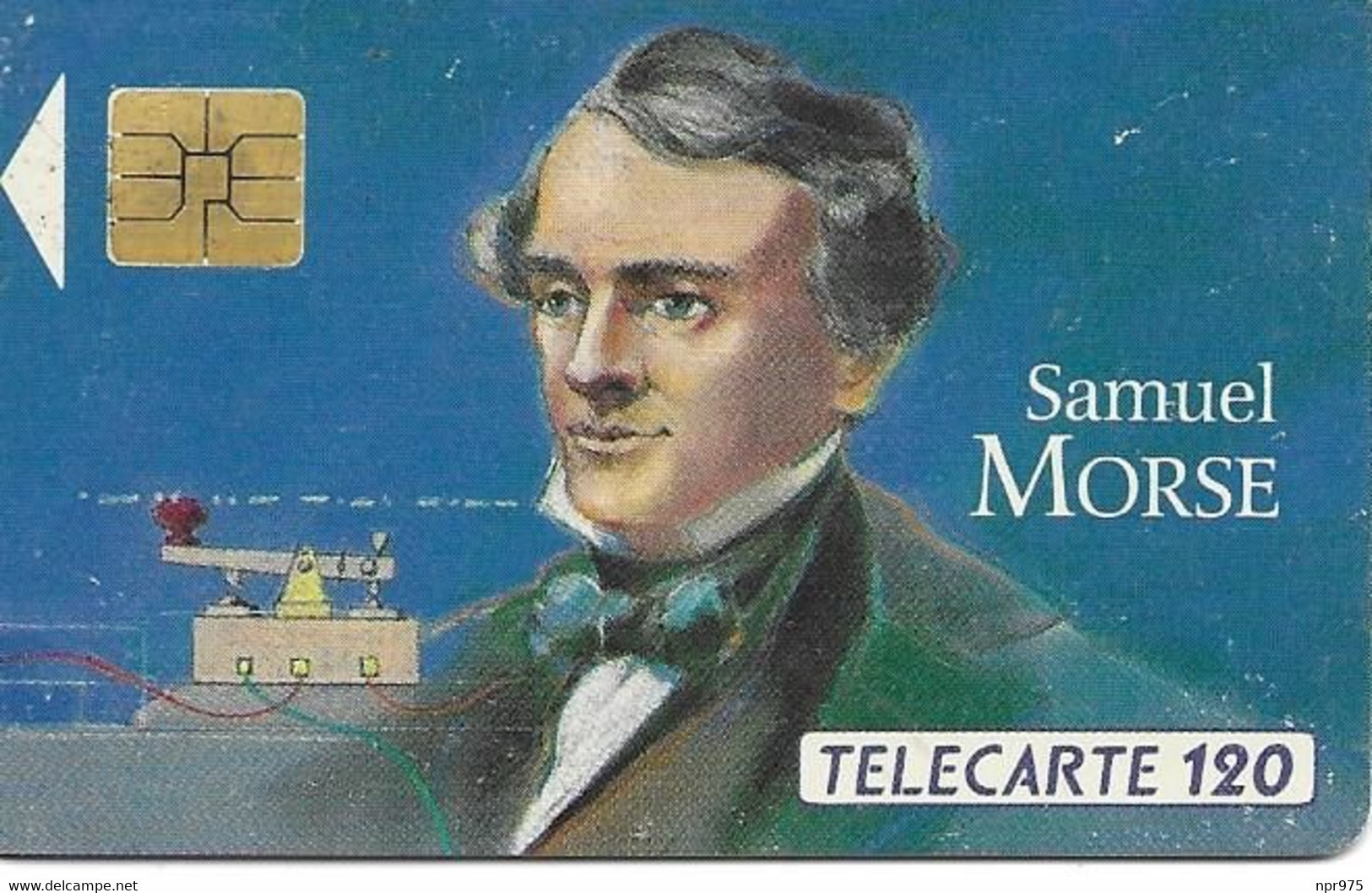 Telecarte  Telegraphique Samuel Morse Newyork - Telefoni