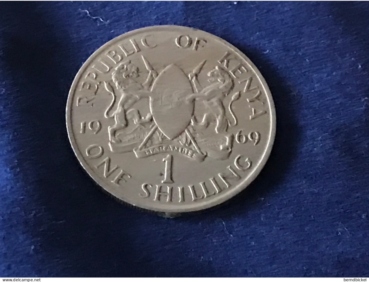 Münze Münzen Umlaufmünze Kenia 1 Shilling 1969 - Kenia