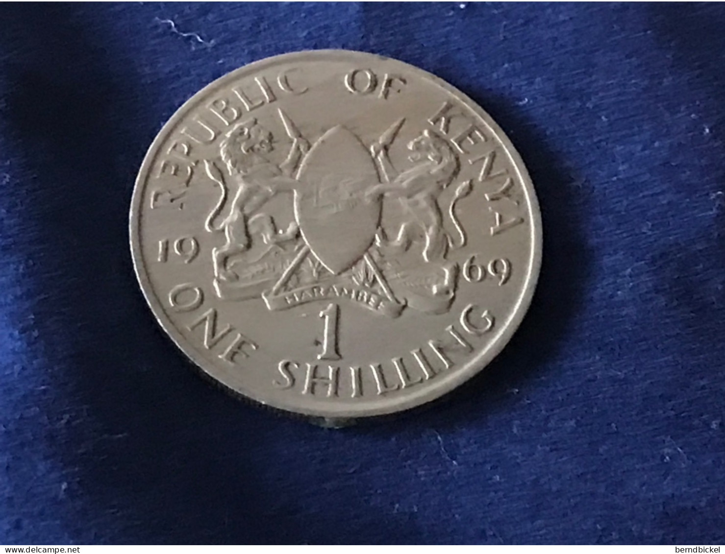 Münze Münzen Umlaufmünze Kenia 1 Shilling 1969 - Kenya