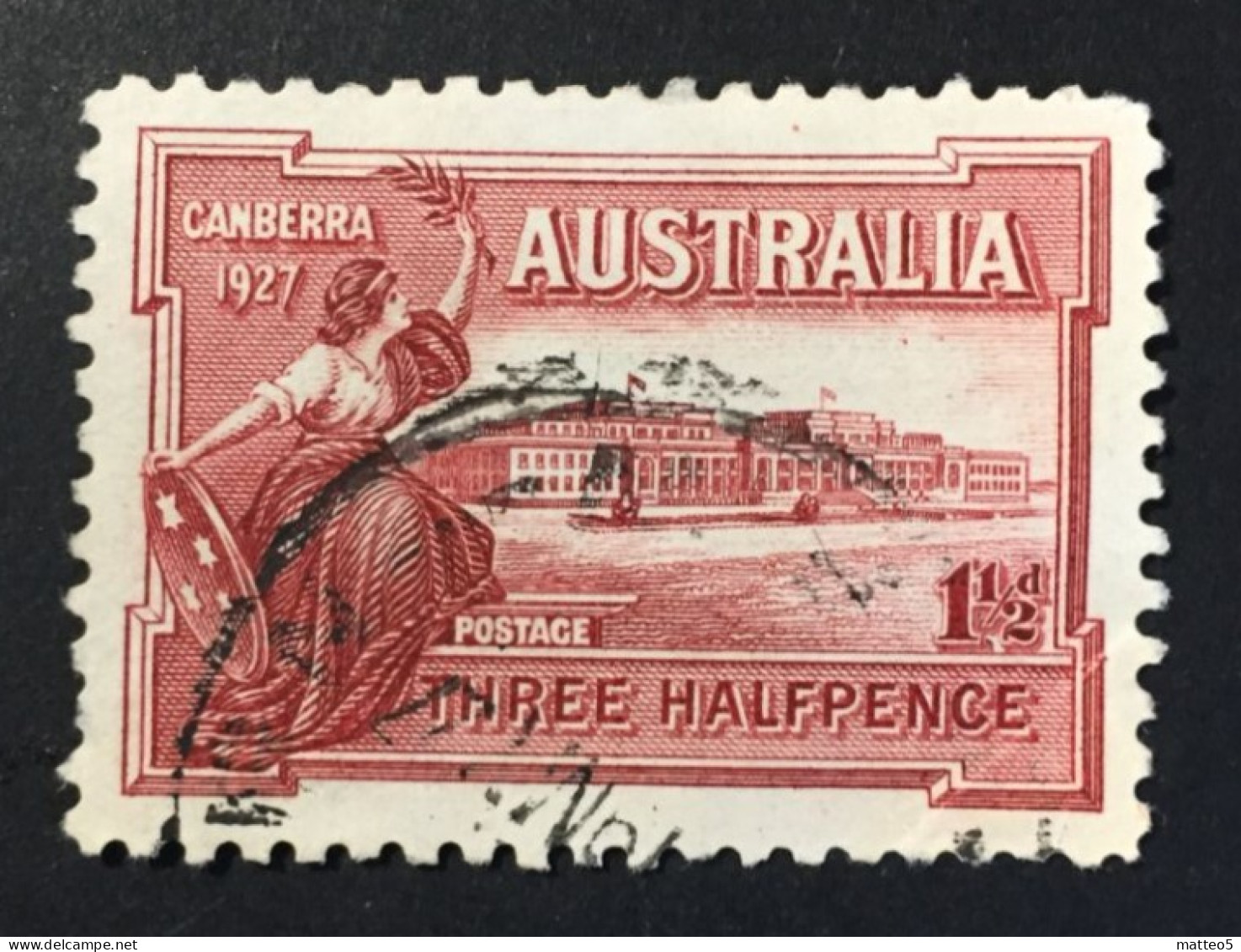 1927 - Australia - Opening Of Parliament House, Camberra - Used - Gebraucht