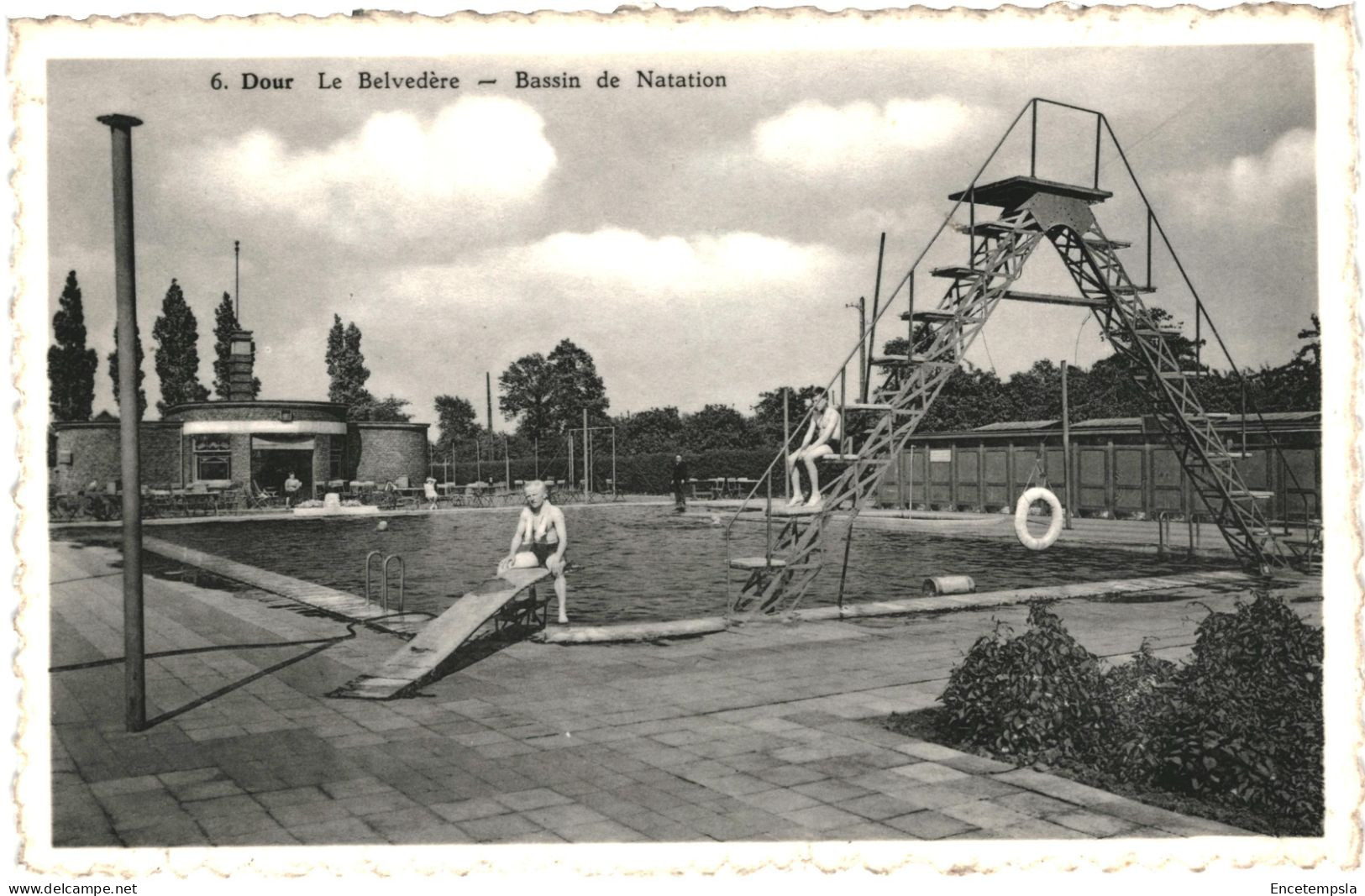 CPA Carte Postale   Belgique Dour Le Belvédère Bassin De Natation VM73215ok - Dour