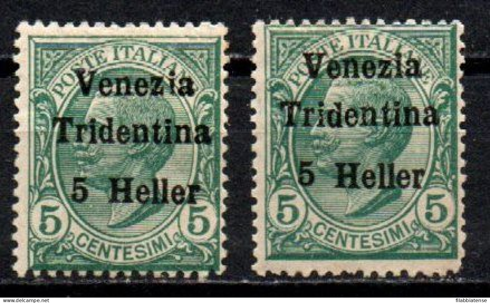 1919 - Italia - Occupazione Trentino 28 X 2  Soprastampati  ------- - Trento