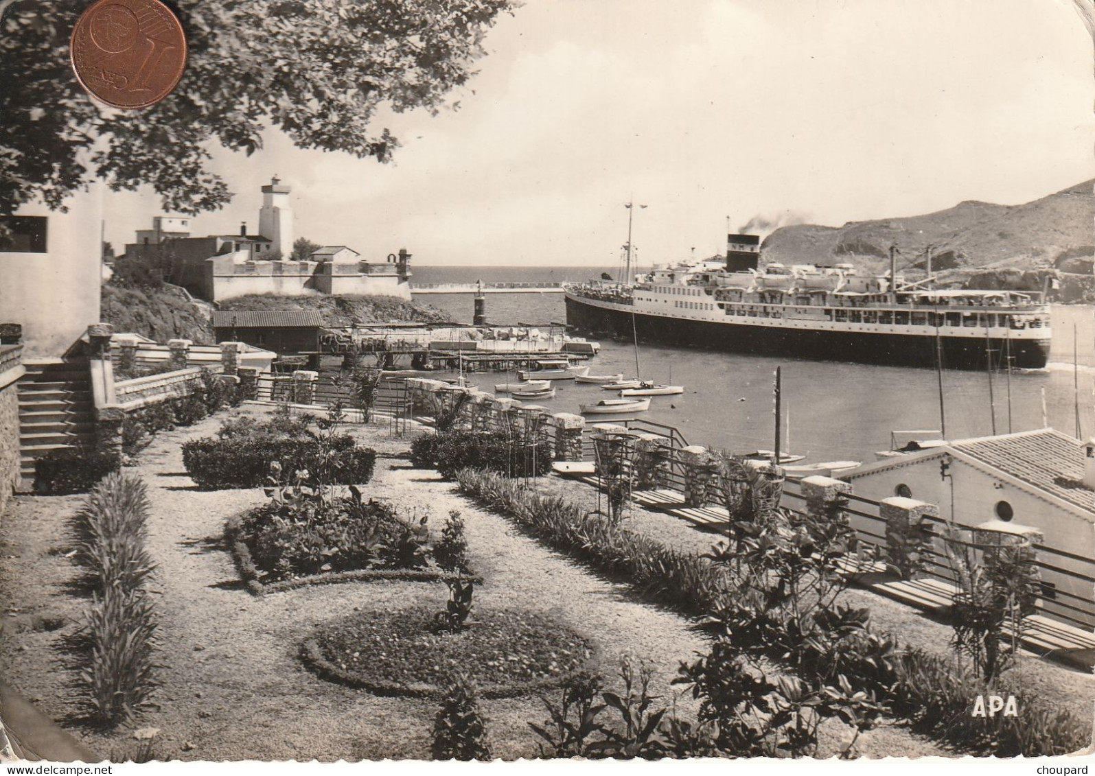 66  - Très Belle Carte Postale Semi Moderne De  PORT VENDRE     Départ Du Courrier D'Algérie - Port Vendres