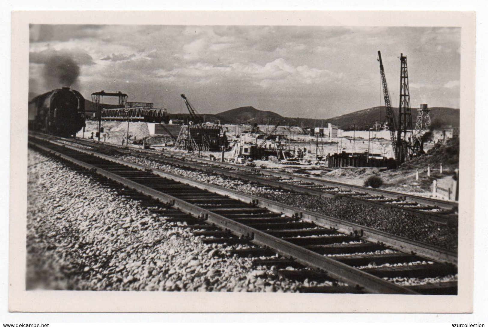 Aménagement De La Chute De Donzère-Mondragon. Canal D' Amenée. Viaduc S.N.C.F - Donzère