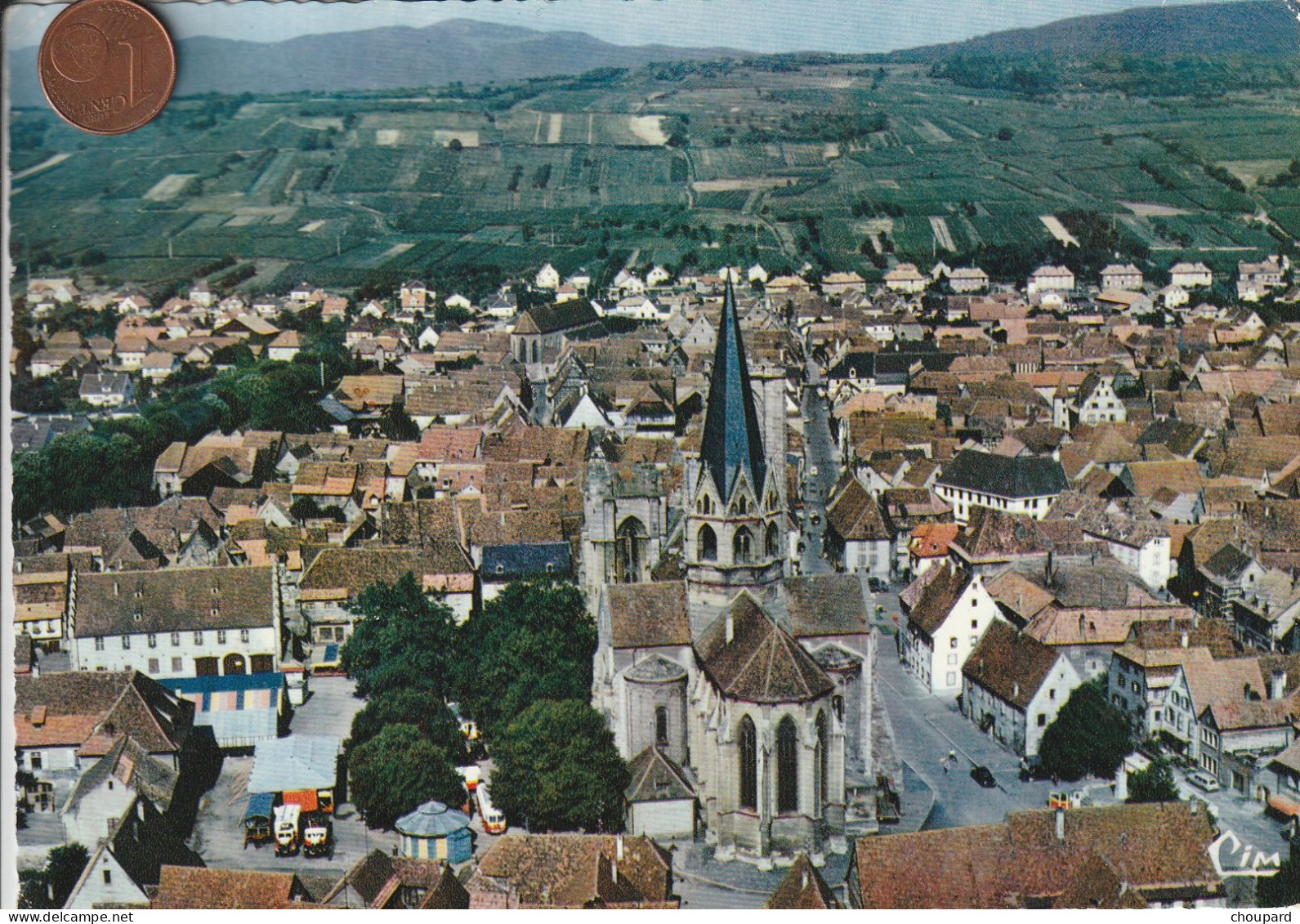 68 -Très Belle Carte Postale Semi Moderne De  ROUFFACH    Vue Aériennr - Rouffach