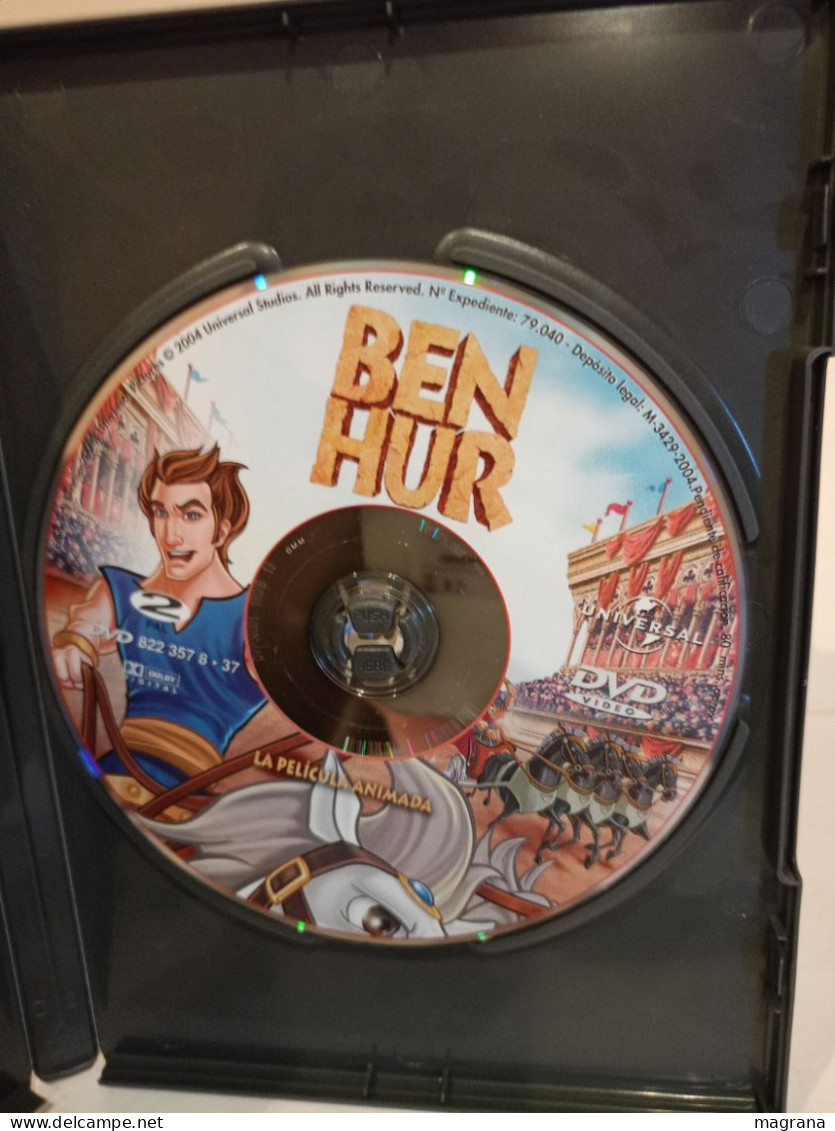 Película Dvd. Ben Hur. La Película Animada. Colección Divercine. 2005. Universal. - Enfants & Famille