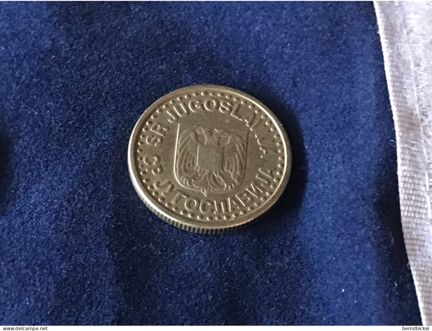 Münze Münzen Umlaufmünze Jugoslawien 1 Dinar 1996 - Kenia
